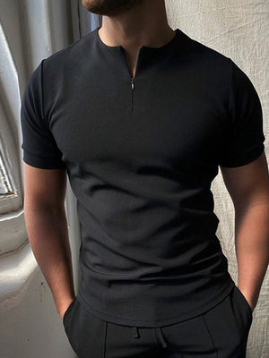 Men's Polo Shirt Men Solid Polo Shirts Brand Men Short - Sleeved Shirt Summer Shirt Man Clothing - MISSCLAUS