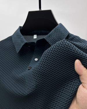 Mesh Ice Silk Short Sleeve T-shirt Mens Clothing - MISSCLAUS