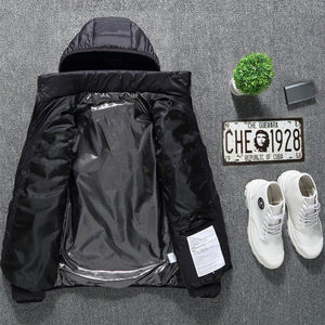 New Heated Jacket Coat USB Electric Jacket Cotton Coat Heater Thermal Clothing Heating Vest Men's Clothes Winter - MISSCLAUS