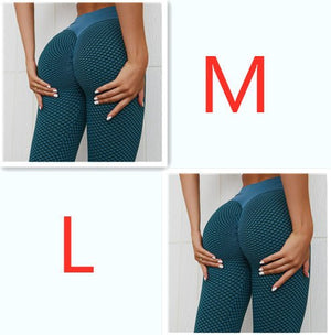 Plaid Leggings Fitness Yoga Pants Women's Seamless High Waist Breathable Gym Leggings - MISSCLAUS