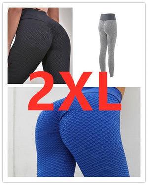 Plaid Leggings Fitness Yoga Pants Women's Seamless High Waist Breathable Gym Leggings - MISSCLAUS