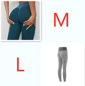 Plaid Leggings Fitness Yoga Pants Women's Seamless High Waist Breathable Gym Leggings - MISSCLAUS