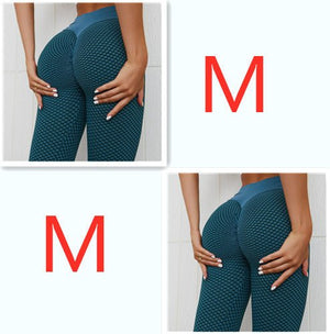 Plaid Leggings Fitness Yoga Pants Women's Seamless High Waist Breathable Gym Leggings - MISSCLAUS