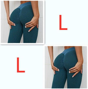Plaid Leggings Fitness Yoga Pants Women's Seamless High Waist Breathable Gym Leggings - MISSCLAUS