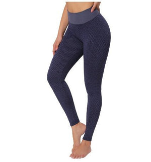Plaid Leggings Fitness Yoga Pants Women's Seamless High Waist Breathable Gym Leggings - MISSCLAUS