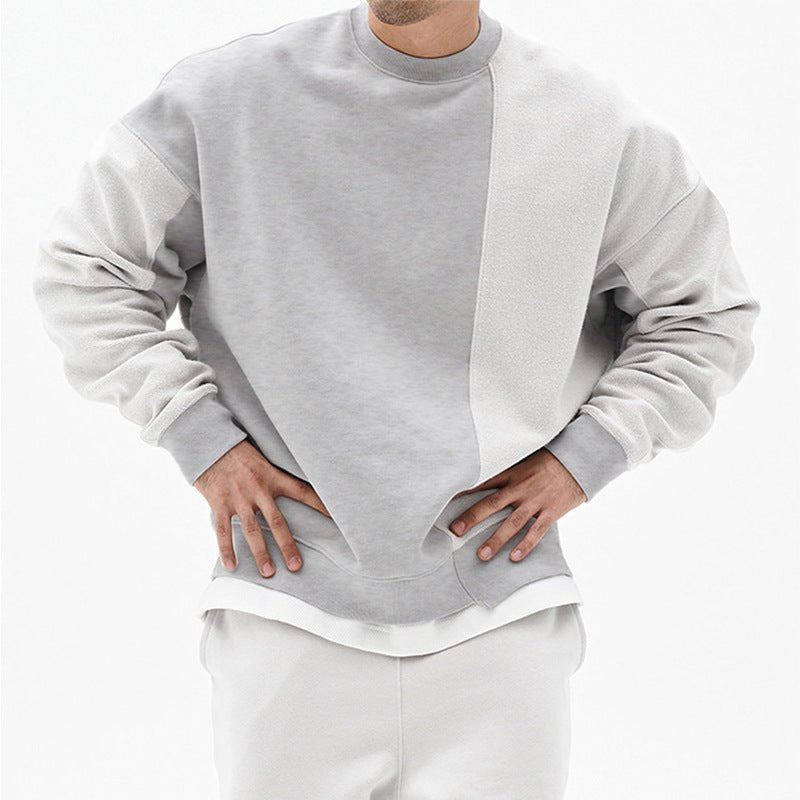 Pullover Round Neck Sweater Loose Men Clothes - MISSCLAUS