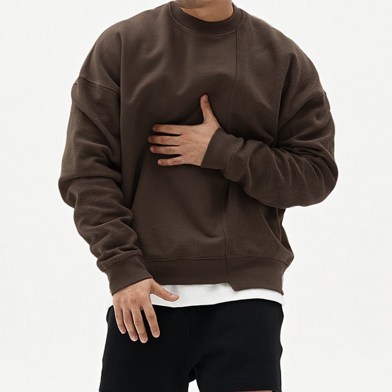 Pullover Round Neck Sweater Loose Men Clothes - MISSCLAUS