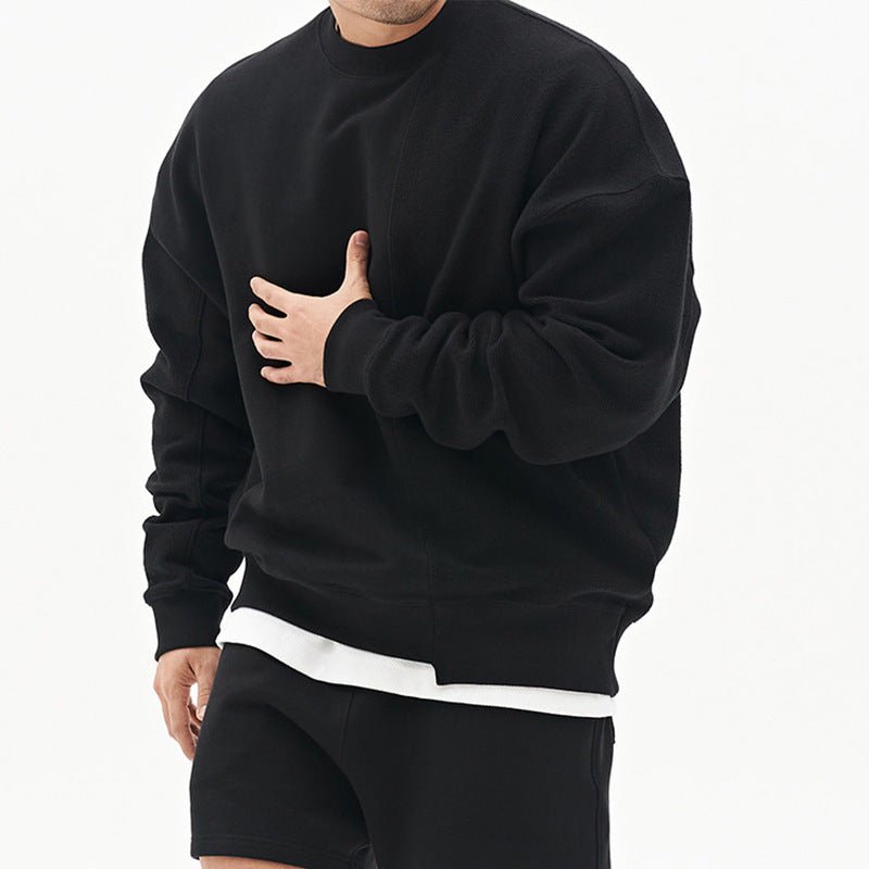 Pullover Round Neck Sweater Loose Men Clothes - MISSCLAUS