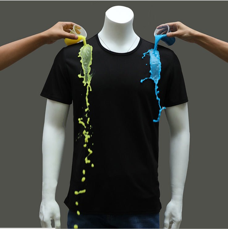 Quick - drying Waterproof Anti - fouling T-shirt Couple Half Sleeve Bottoming Shirt - MISSCLAUS
