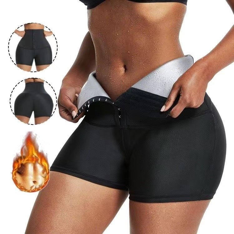 Slimming Pants Waist Trainer Shapewear Tummy Hot Thermo Sweat Leggings Fitness Workout Sweat Sauna Pants Body Shaper - MISSCLAUS