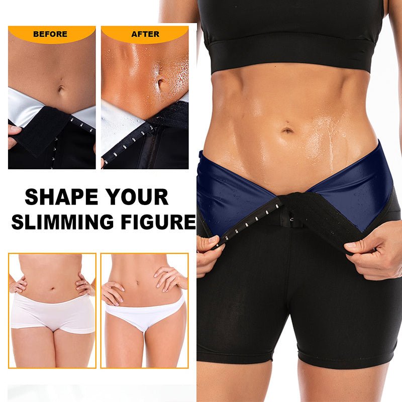 Slimming Pants Waist Trainer Shapewear Tummy Hot Thermo Sweat Leggings Fitness Workout Sweat Sauna Pants Body Shaper - MISSCLAUS