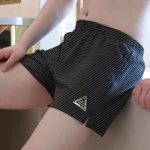 Striped Mid - waist Underwear Men's Boxers - MISSCLAUS