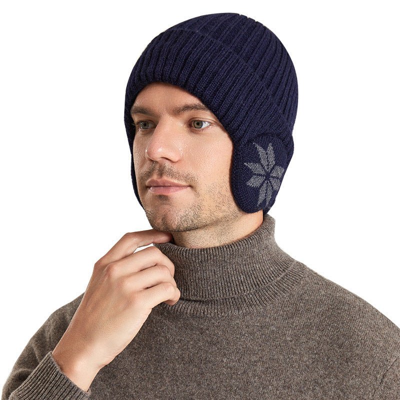 Thermal Knitting Woolen Cap Men&#39;s Fleece - lined Thickened Winter Trending Products - MISSCLAUS