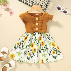 Toddler Kids Baby Girls Clothes Summer Girls Dress - MISSCLAUS