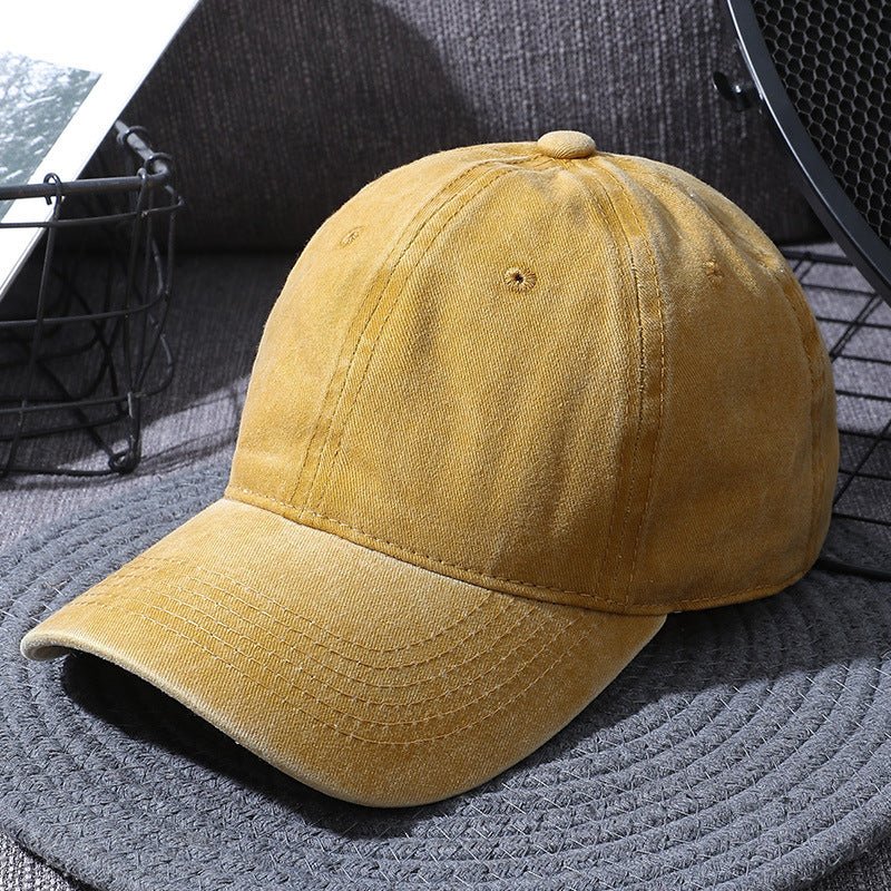 Washed Baseball Caps For Men And Women Outdoor Distressed Sun Hats Simple Caps - MISSCLAUS