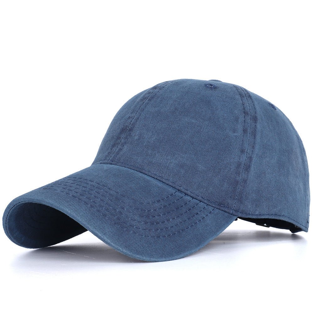 Washed Baseball Caps For Men And Women Outdoor Distressed Sun Hats Simple Caps - MISSCLAUS