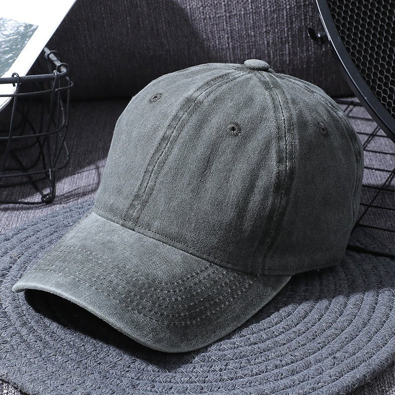 Washed Baseball Caps For Men And Women Outdoor Distressed Sun Hats Simple Caps - MISSCLAUS