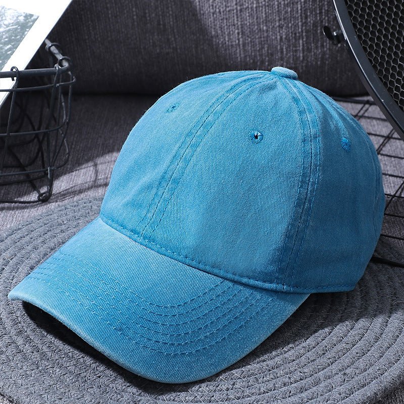 Washed Baseball Caps For Men And Women Outdoor Distressed Sun Hats Simple Caps - MISSCLAUS