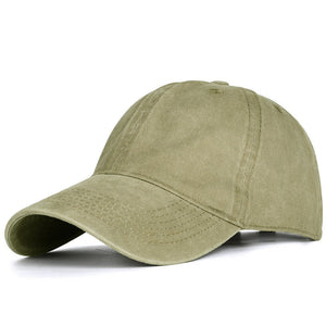 Washed Baseball Caps For Men And Women Outdoor Distressed Sun Hats Simple Caps - MISSCLAUS
