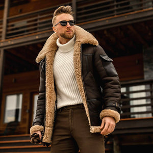 Winter Jacket Mens Military Fleece Warm Jackets Male Fur Collar Coats Army Tactical Jacket - MISSCLAUS