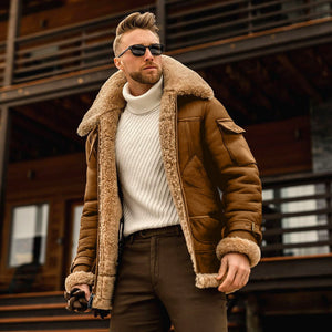 Winter Jacket Mens Military Fleece Warm Jackets Male Fur Collar Coats Army Tactical Jacket - MISSCLAUS