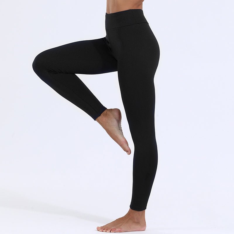 Winter Leggings Warm Thick High Stretch Lamb Cashmere Leggins Skinny Fitness Woman Pants - MISSCLAUS