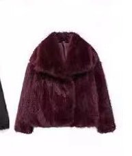 Winter Plush Coat Fashion Thicken Lapel Outwear Casual Long Sleeve Tops Womens Clothing - MISSCLAUS