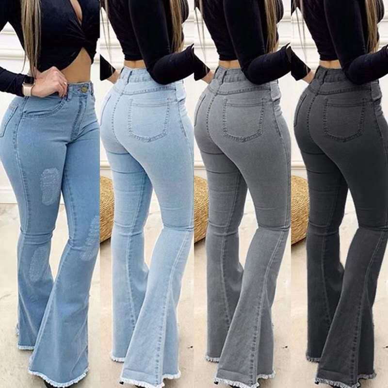 Women Fashion Elastic Ladies Jeans Pants - MISSCLAUS
