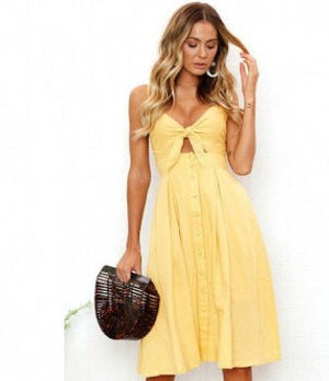 Women Summer Dresses Sleeveless Backless Strap Long Close - fitting Sheath Female Party Evening Dresses Vestidos - MISSCLAUS