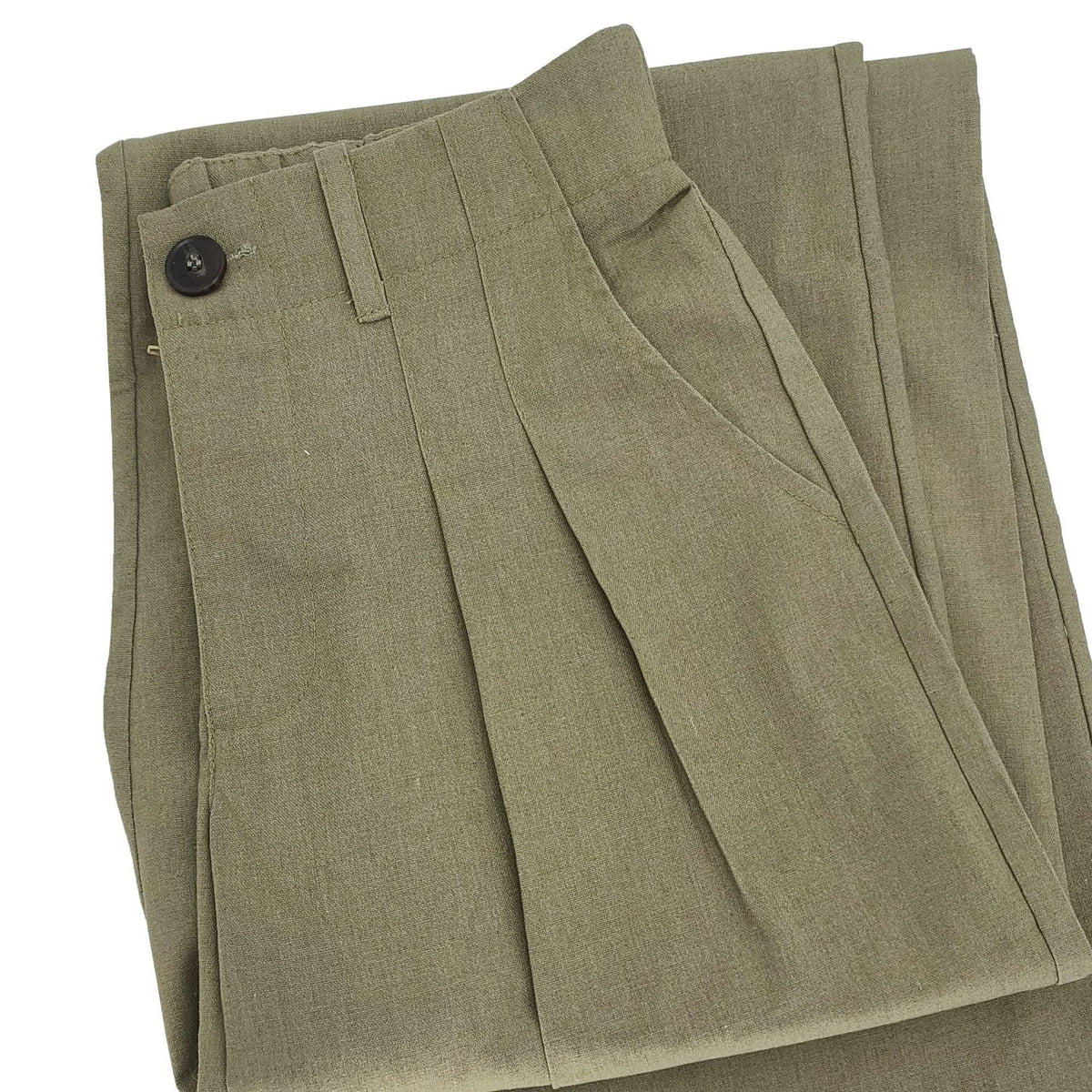 Women&#39;s Linen Cotton Casual Breathable Straight Trousers - MISSCLAUS