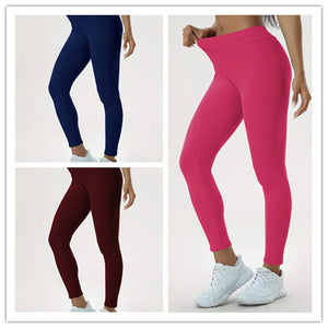 Women's Yoga Pants High Waist Lift High Elastic Tight Fitness Trousers - MISSCLAUS