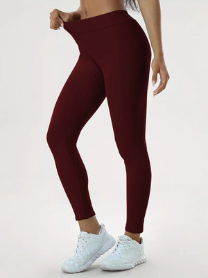 Women's Yoga Pants High Waist Lift High Elastic Tight Fitness Trousers - MISSCLAUS
