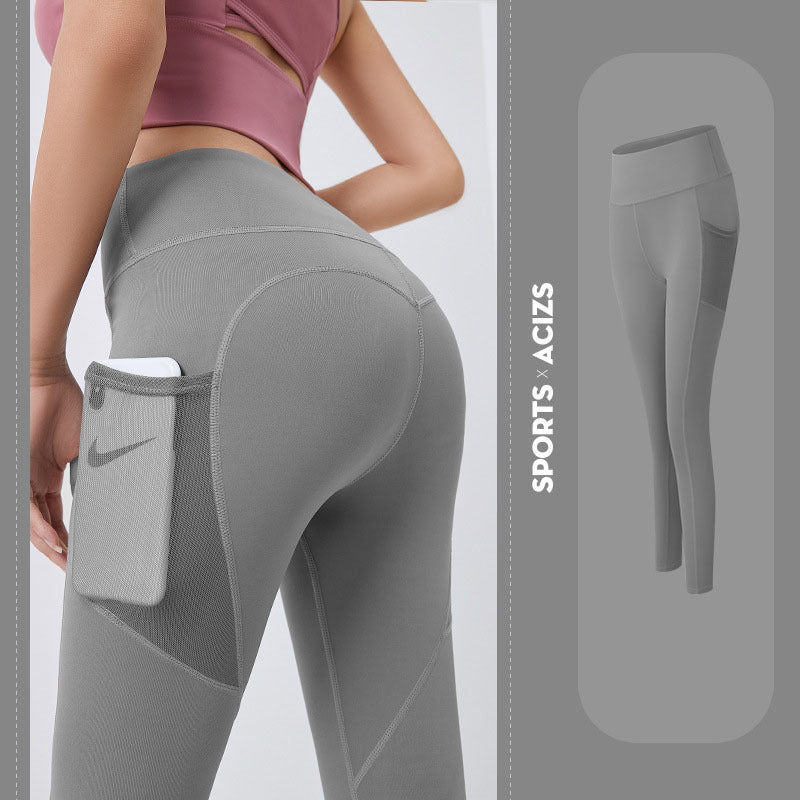 Yoga Pants Women With Pocket Leggings Sport Girl Gym Leggings Women Tummy Control Jogging Tights Female Fitness Pants - MISSCLAUS